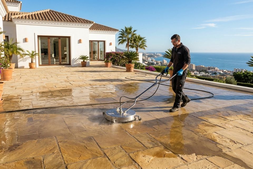 We love pressure washing in Fuengirola
